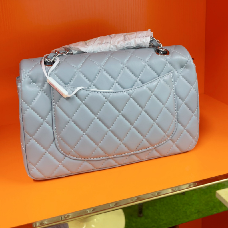 Double Chain Cowhide Bag