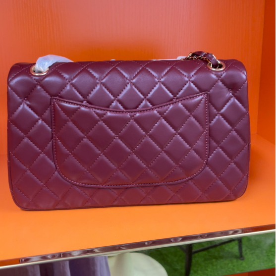Double Chain Cowhide Bag